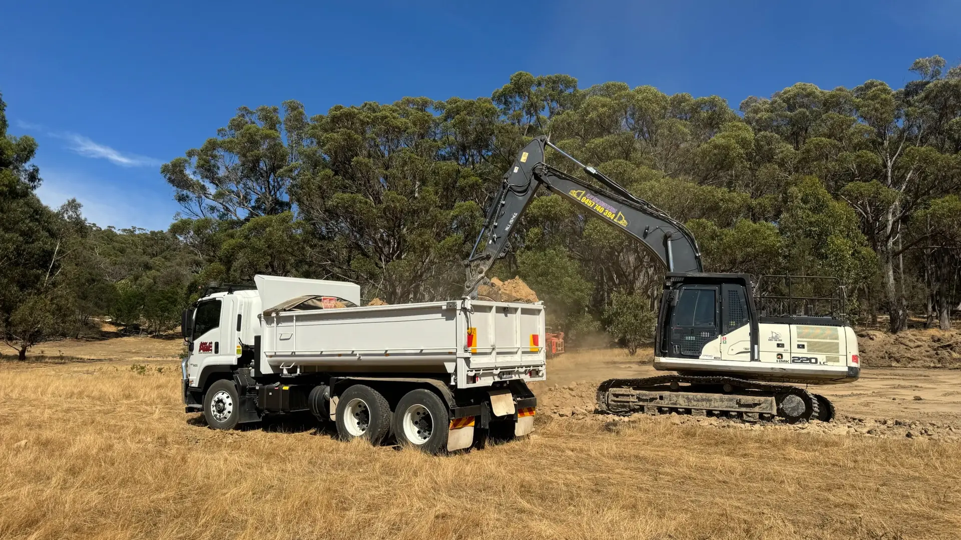 Earthmoving contractors Central Victoria
