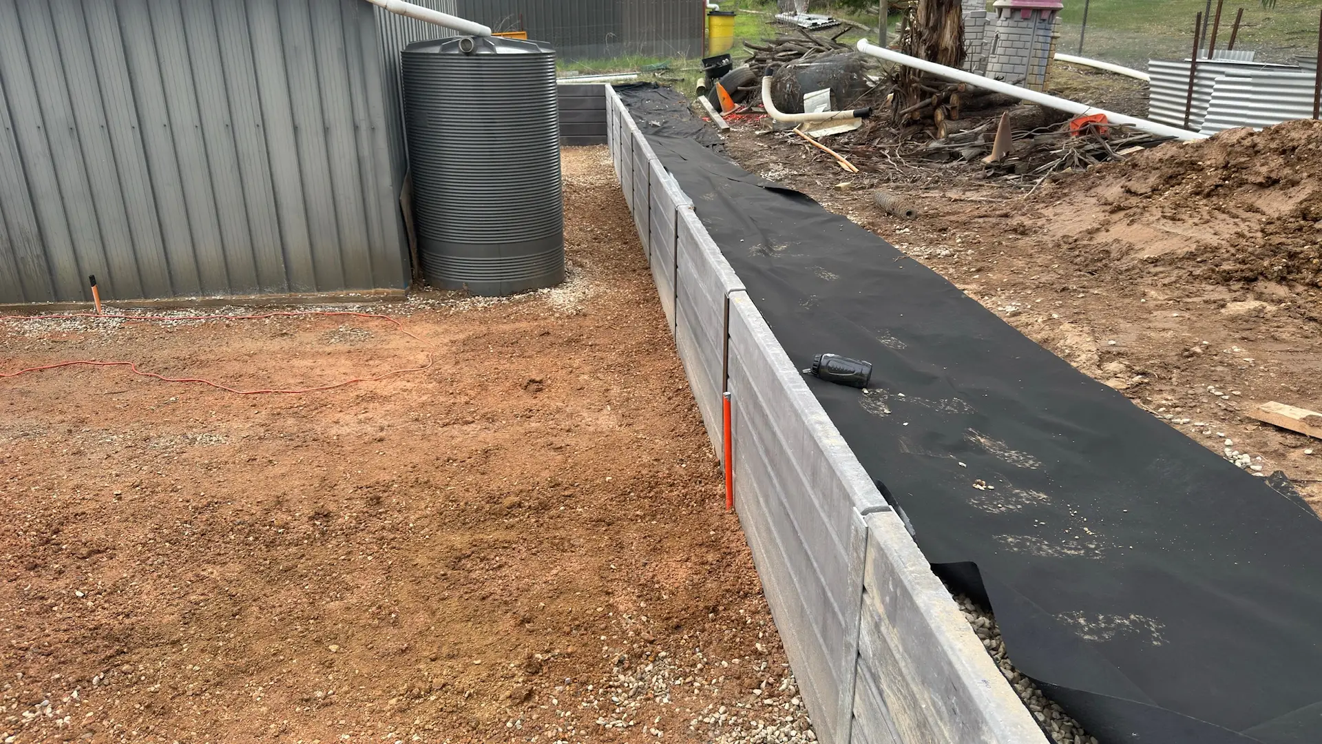 Retaining wall construction Central Victoria