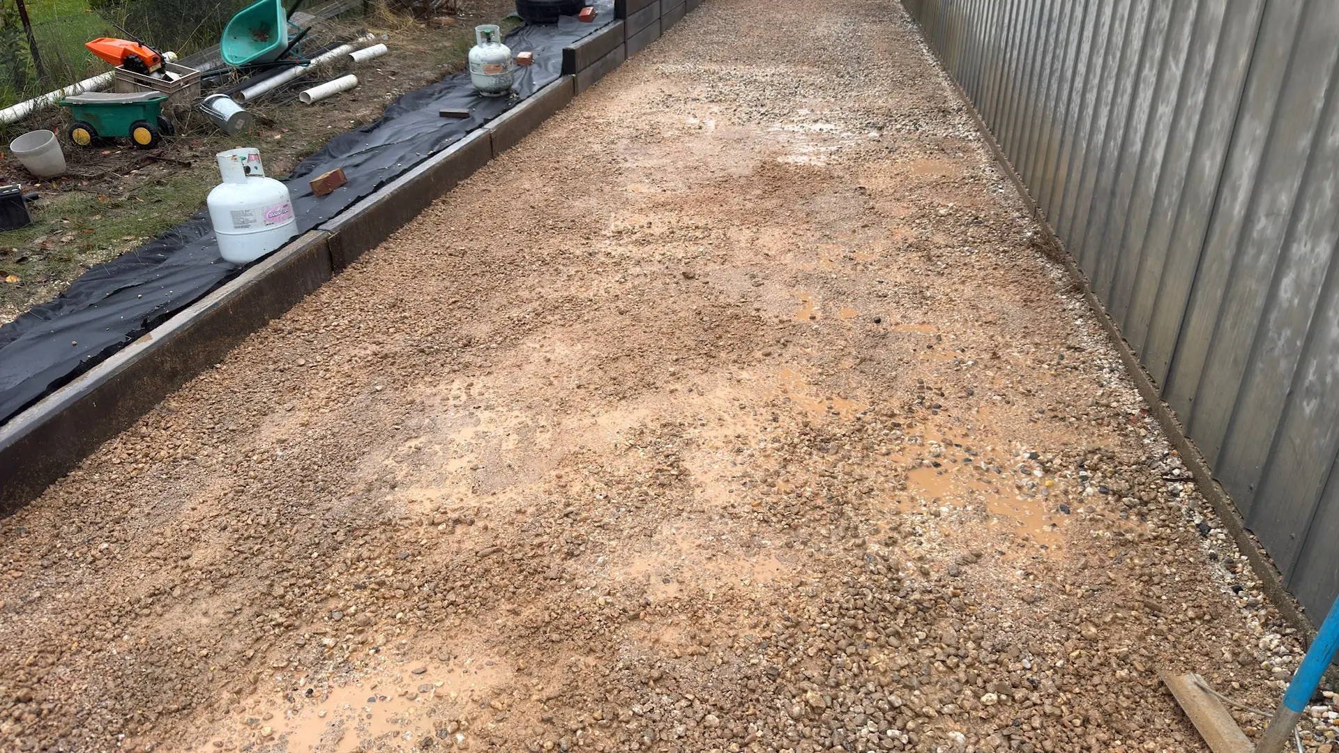 Retaining wall construction Central Victoria