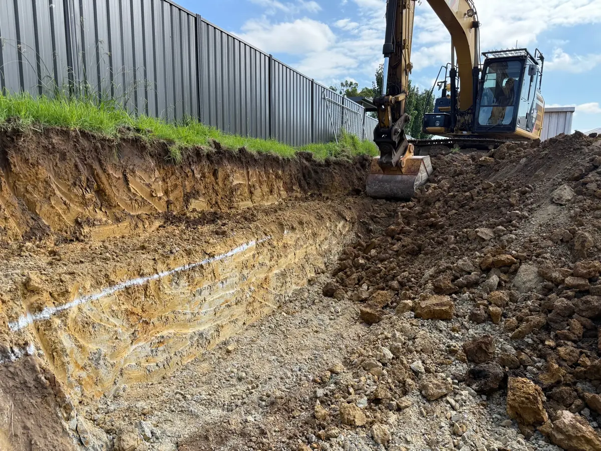 Site preparation for commercial development