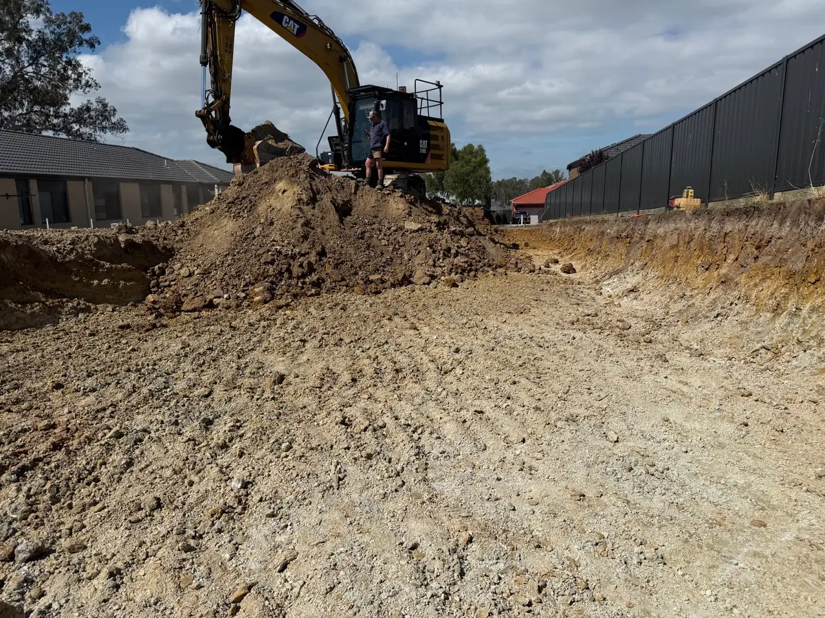 Site cuts and grading
