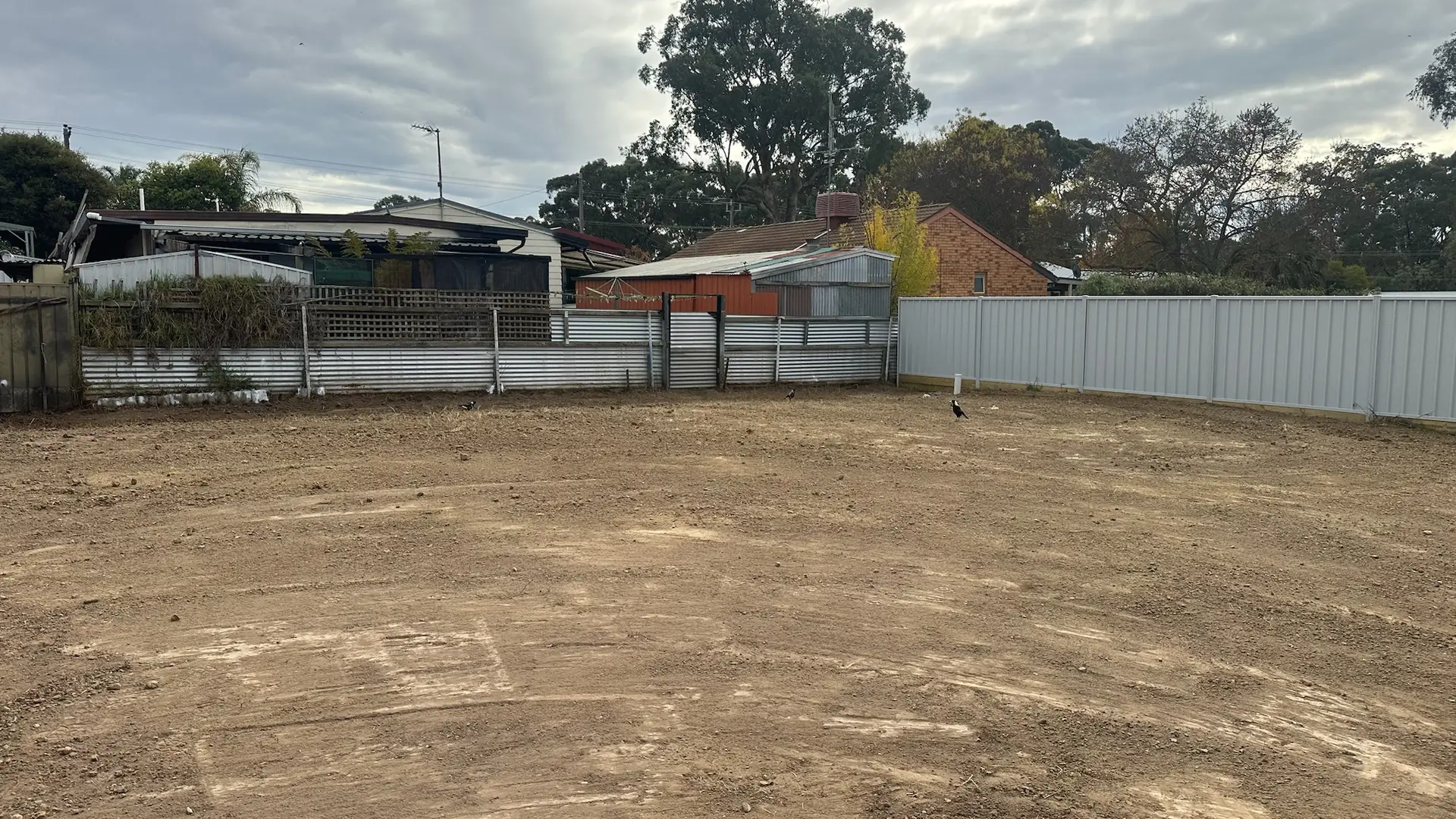 Site cuts and earthworks Central Victoria
