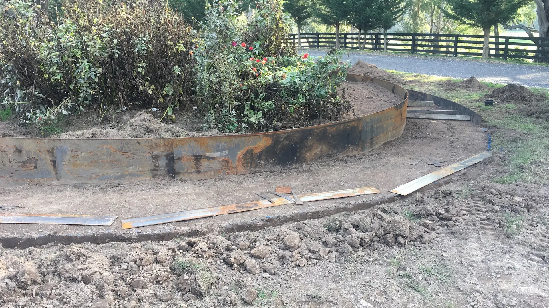 Structural landscaping earthworks Central Victoria