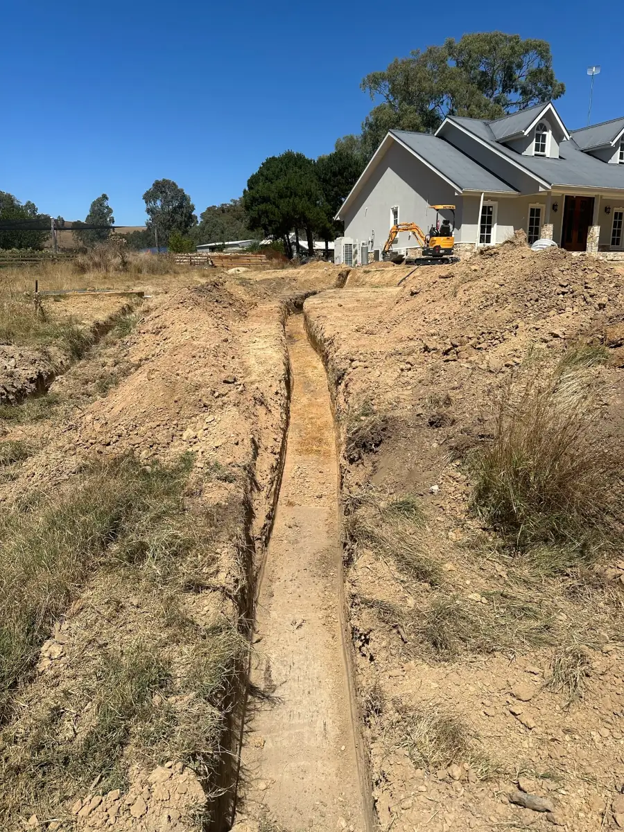 Trenching application from your local trenching contractor